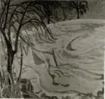 Amiet, Cuno , Tracce di sci