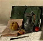 Barraud, Francois , Stilleben mit der Kanne -