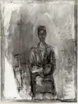 Giacometti, Alberto , Donna seduta
