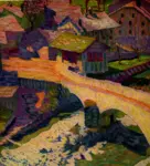 Giacometti, Giovanni , Le pont