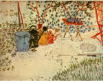 Klee, Paul , Scena in giardino