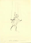 Klee, Paul , Disegno di una marionetta "an Schnüren"