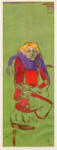 Guggenheim, Willi , - Uomo con sciarpa viola