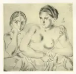Foujita, Tsugaharu , Due giovani donne