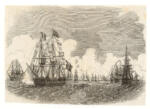 Anonimo inglese sec. XIX , Revue de la flotte anglais à Spithead