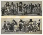 Anonimo , Langer-Schlaffke, Marta - sec. XX - Dolls in old silesian costume