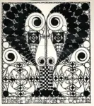 Anonimo , Margold, Emanuel Josef - sec. XX - Progetto per un cuscino