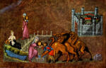 Anonimo sec. VI , Eliezer e Rebecca al pozzo